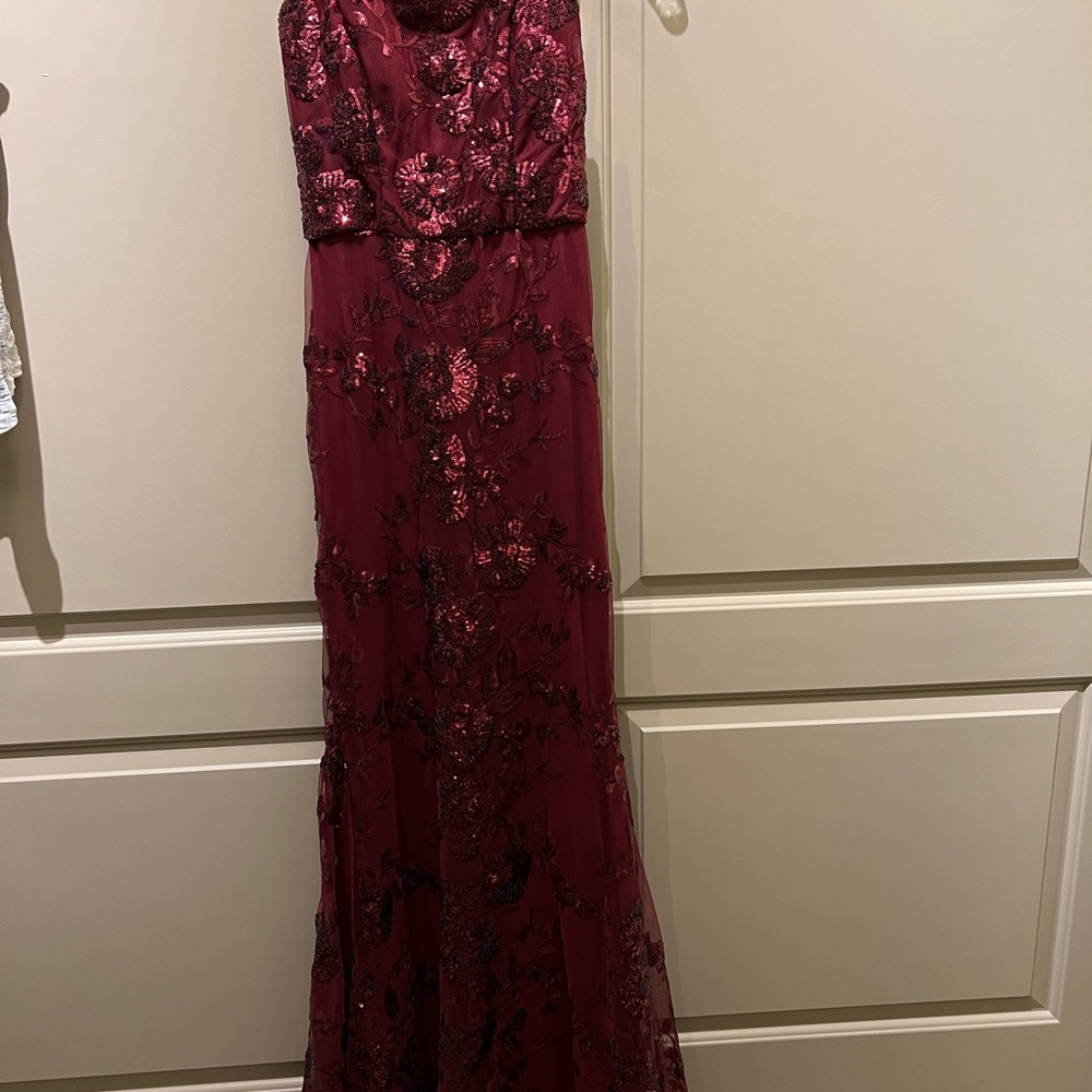 Sequin strapless dress
